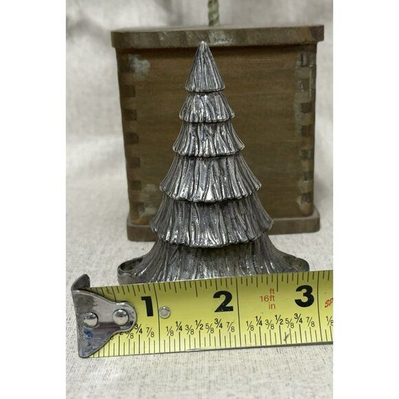 Vintage W.M. Rogers Silver Plate Christmas Tree Lights Candle Holder Italy - Picture 8 of 8